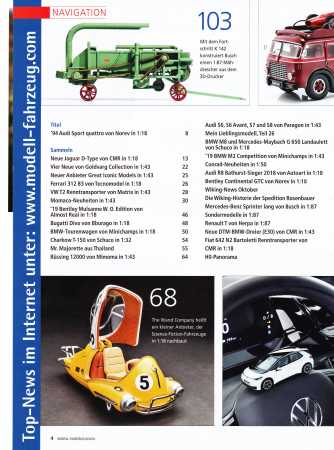 MODEL VEHICLE 6/2019